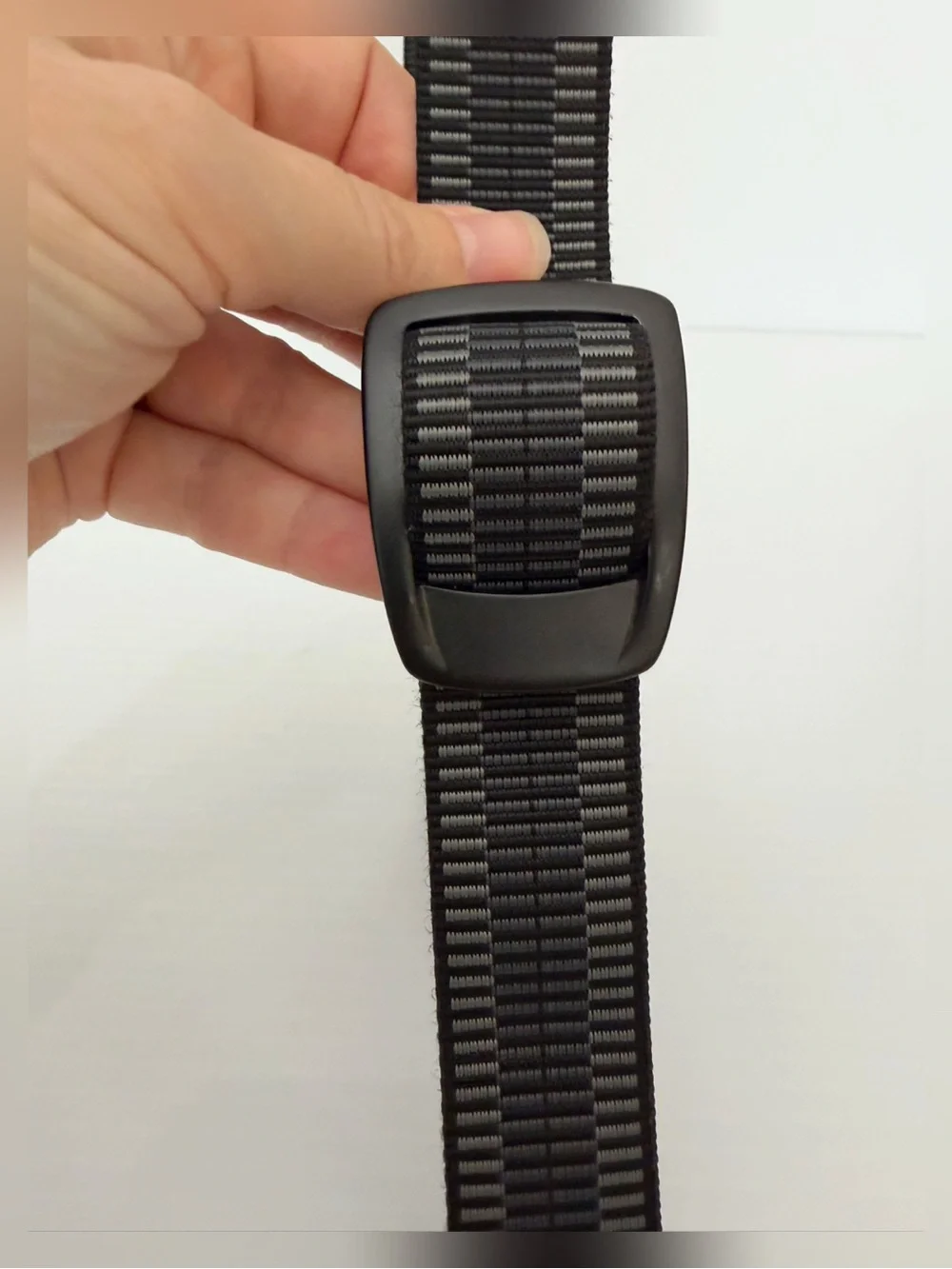 Bison Designs Stealth Black Buckle Belt - M